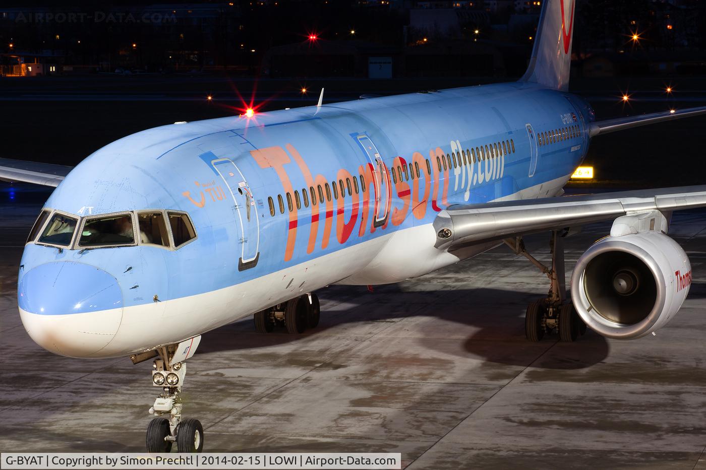 G-BYAT, 1994 Boeing 757-204 C/N 27208, G-BYAT @ Innsbruck Airport