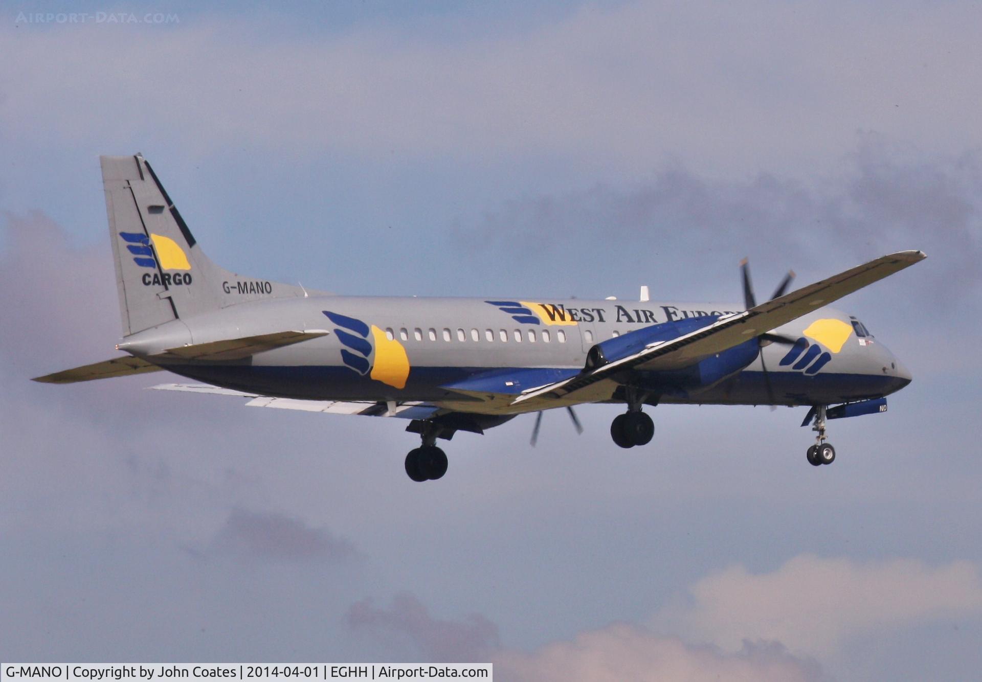 G-MANO, 1988 British Aerospace ATP C/N 2006, Arriving 08