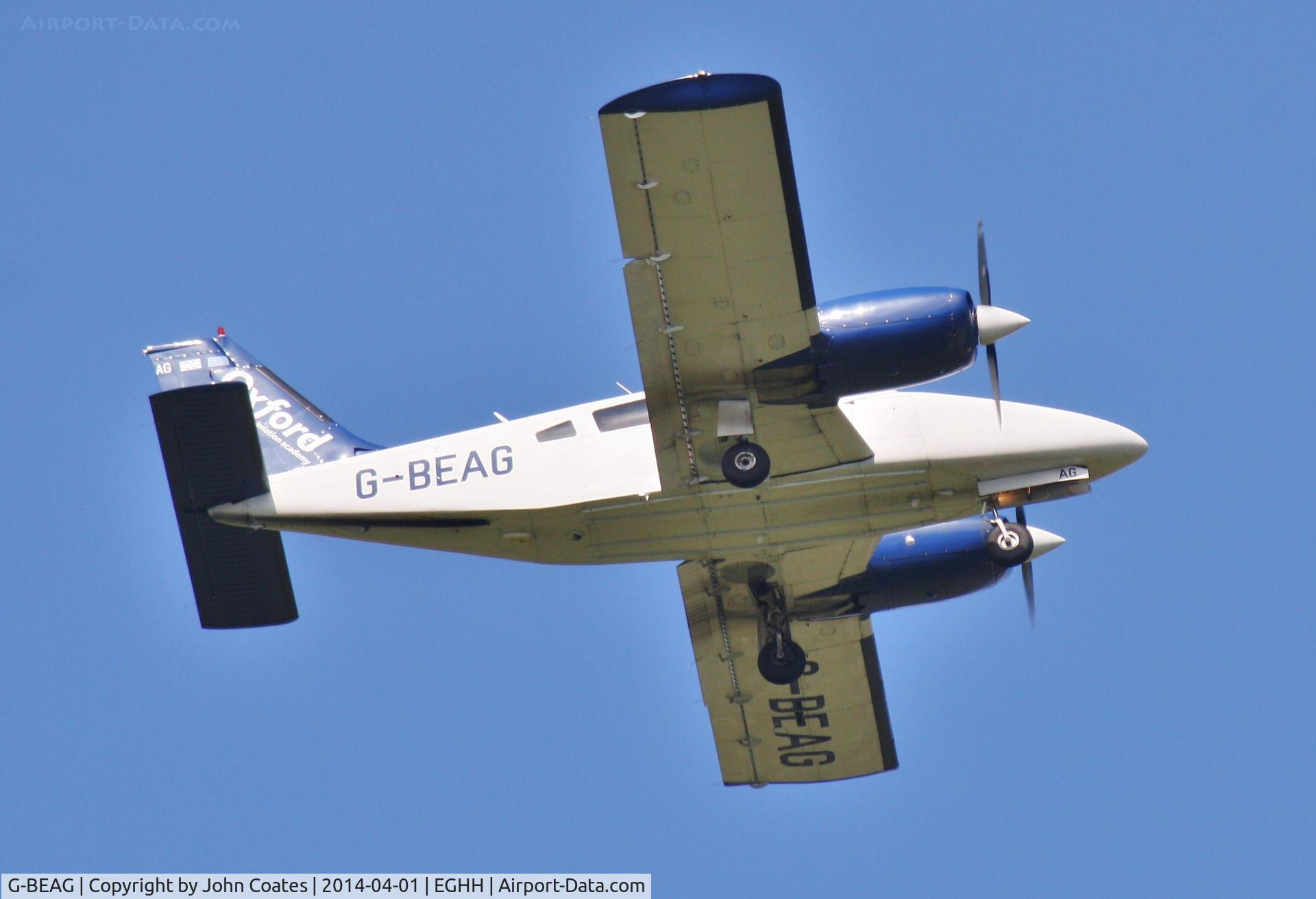 G-BEAG, 1976 Piper PA-34-200T Seneca II C/N 34-7670204, Training