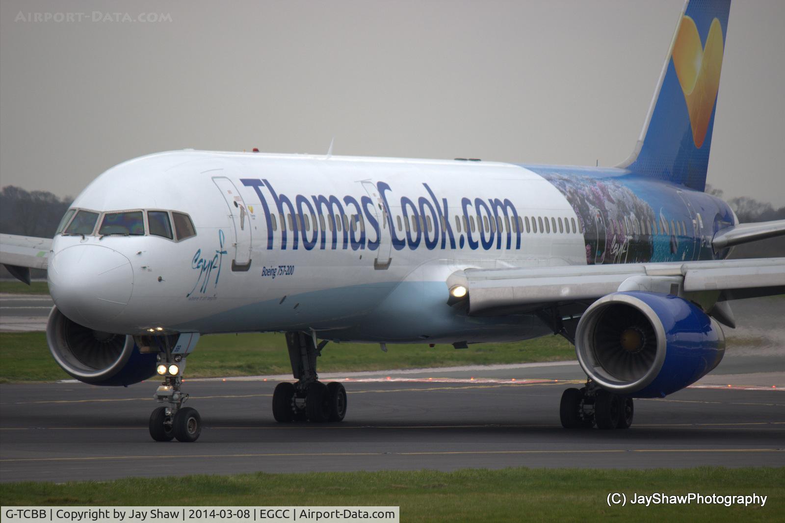 G-TCBB, 1999 Boeing 757-236 C/N 29945, Arrival Manchester EGCC