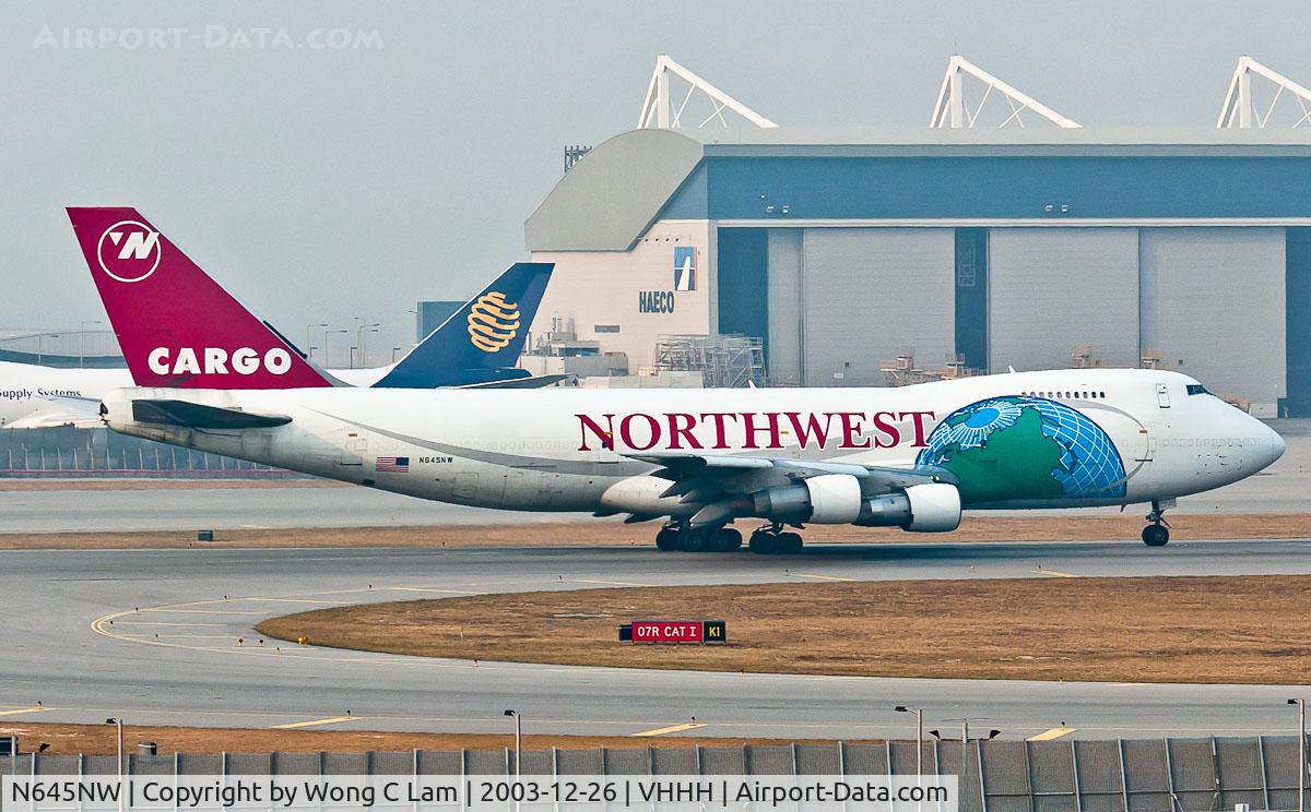 N645NW, 1987 Boeing 747-222B C/N 23736, Northwest Cargo