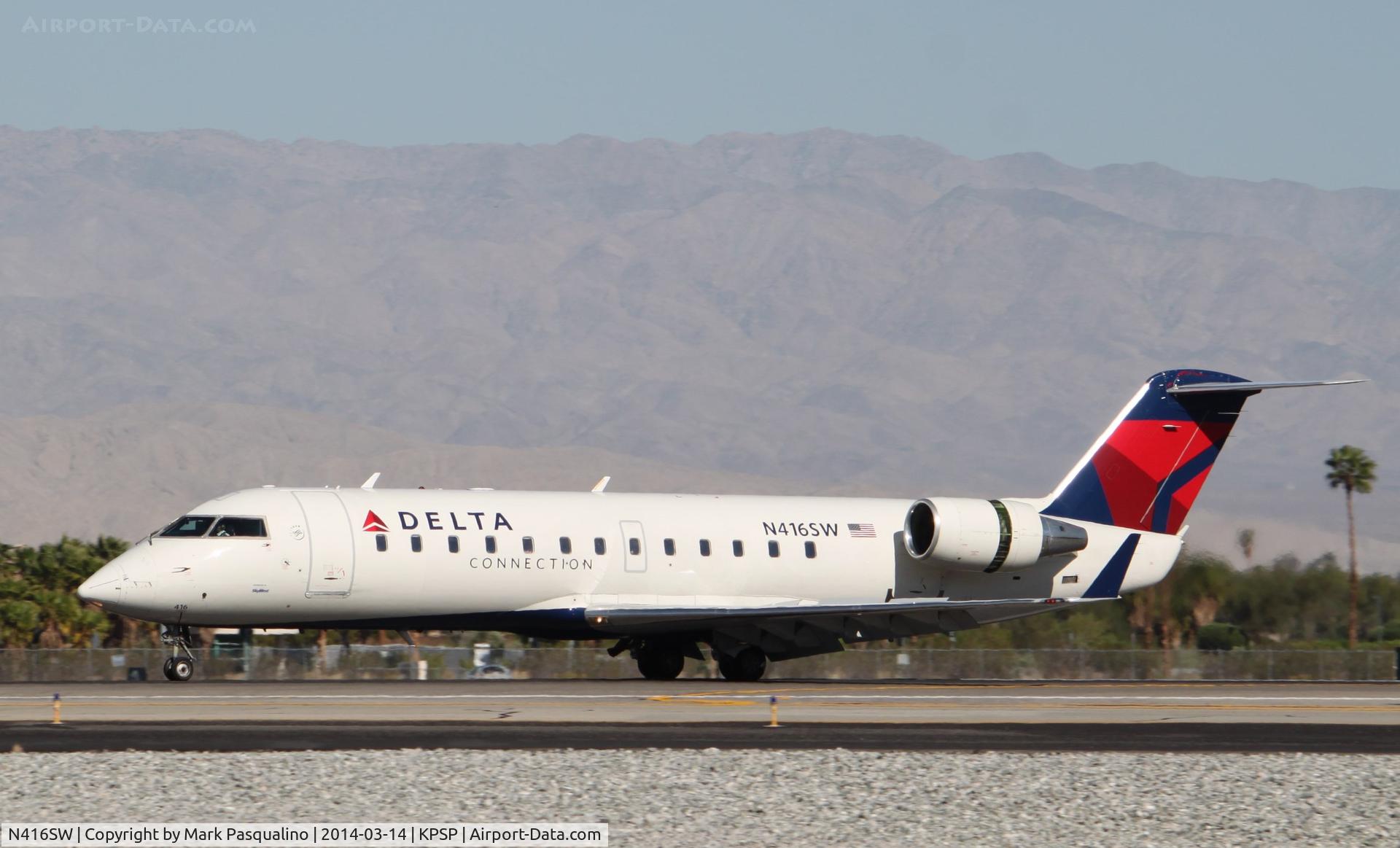 N416SW, 1995 Canadair CRJ-200 (CL-600-2B19) C/N 7089, CL-600-2B19