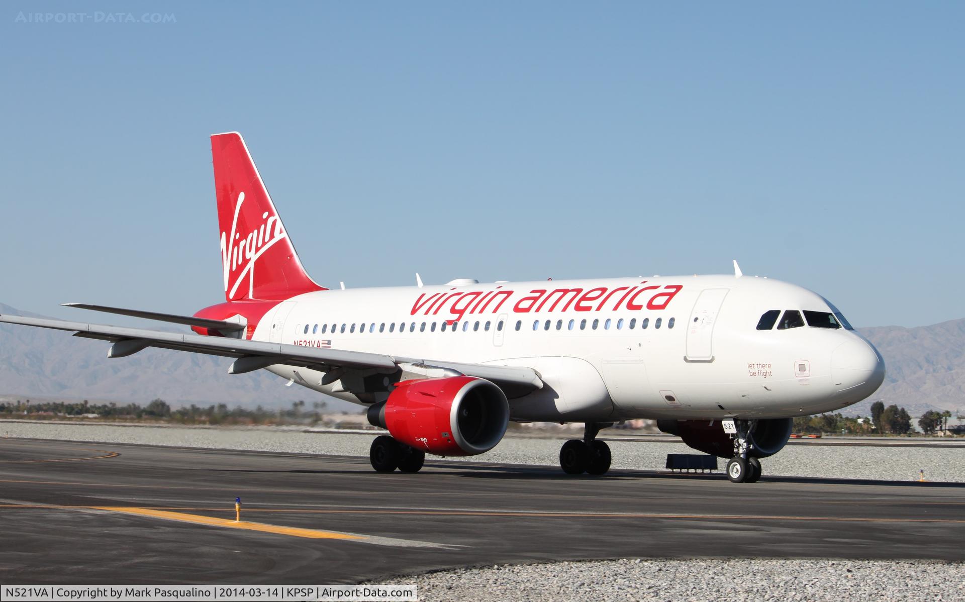 N521VA, 2006 Airbus A319-112 C/N 2773, Airbus A319