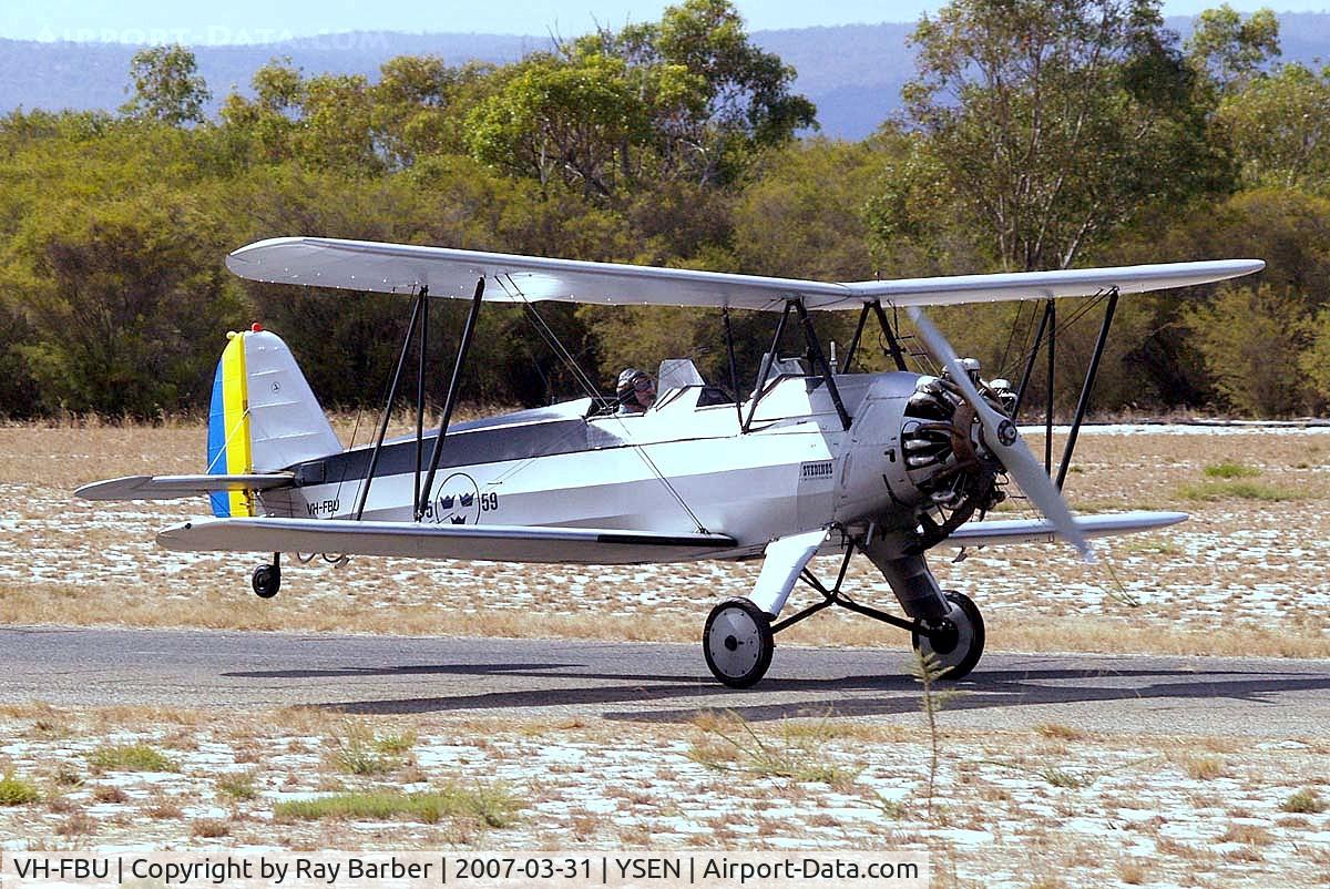 VH-FBU, 1939 Focke-Wulf Fw-44J Stieglitz C/N 2780, Focke-Wulf Fw.44J Stieglitz [2780] Serpentine~VH 31/03/2007