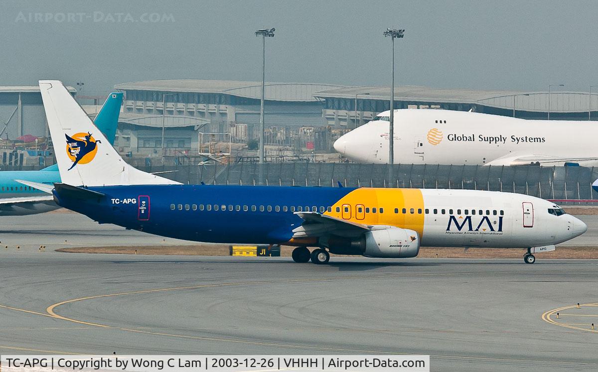 TC-APG, 1999 Boeing 737-82R C/N 29329, Myanmar Airways International