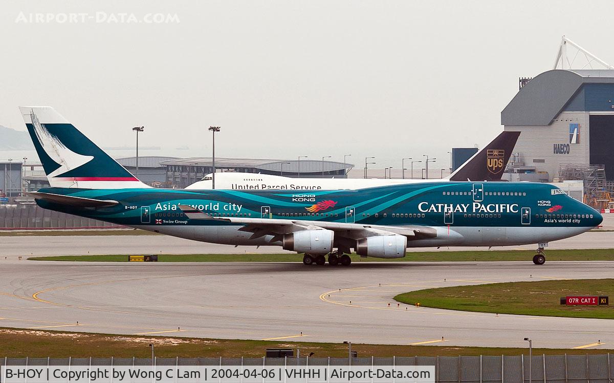 B-HOY, 1991 Boeing 747-467 C/N 25351, Cathay Pacific