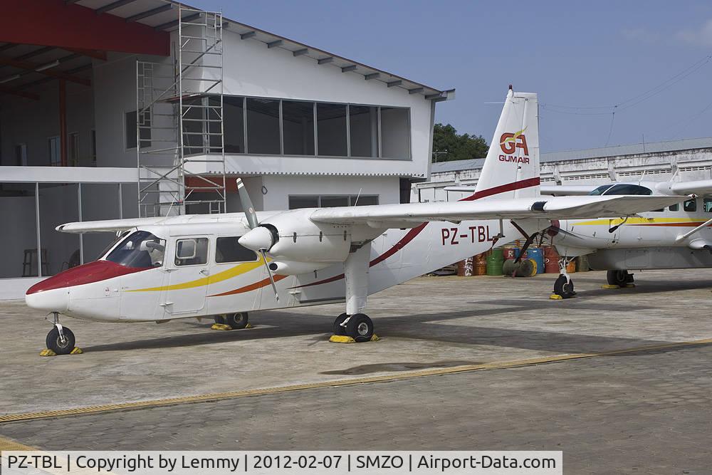 PZ-TBL, 1983 Pilatus Britten-Norman BN-2B-26 Islander C/N 2153, Zorg en Hoop Airport, Paramaribo Suriname (SMZO)