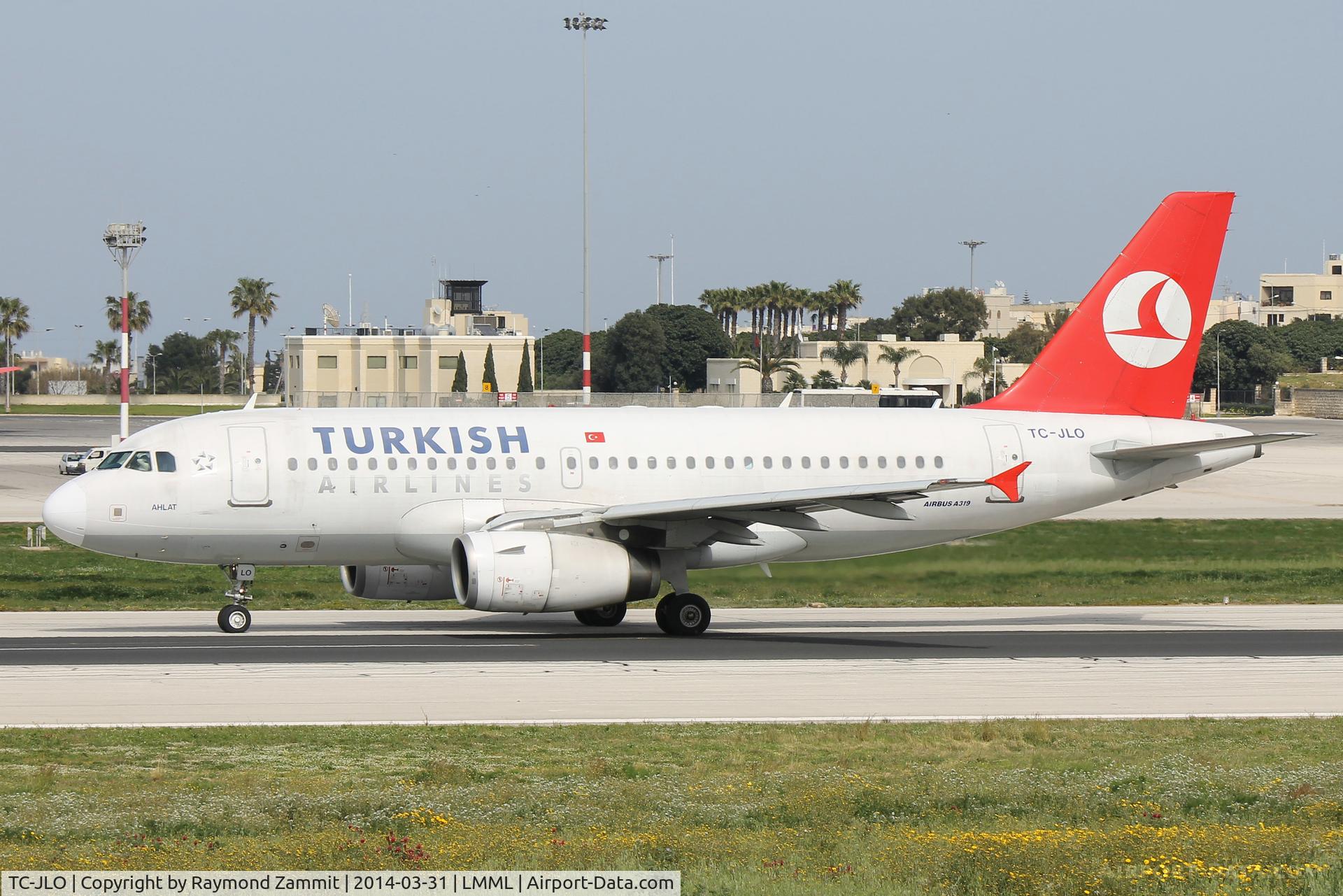 TC-JLO, 2005 Airbus A319-132 C/N 2631, A319 TC-JLO Turkish Airlines.
