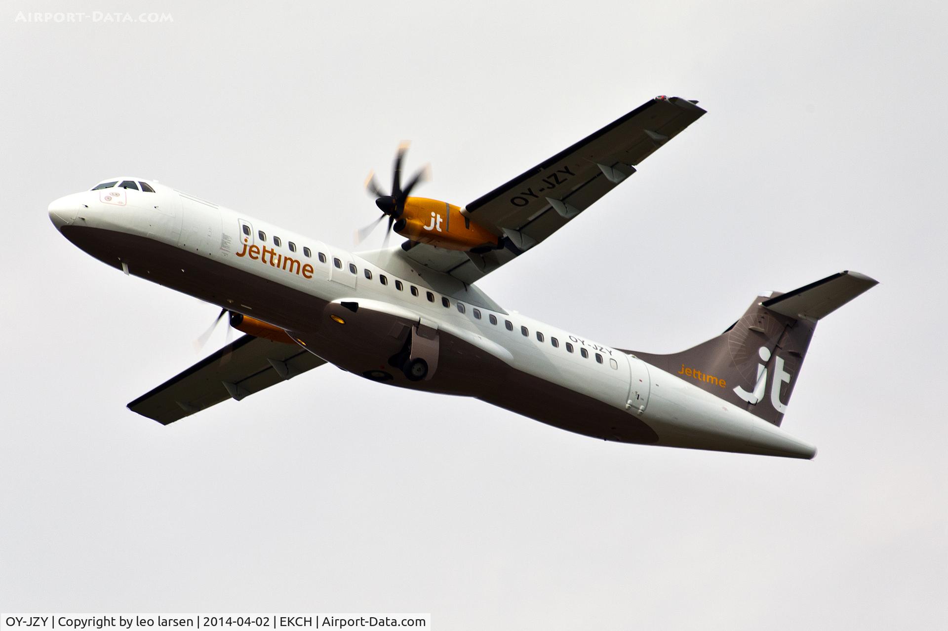 OY-JZY, 1998 ATR 72-212A C/N 540, Copenhagen Kastrup T/O R-22R
