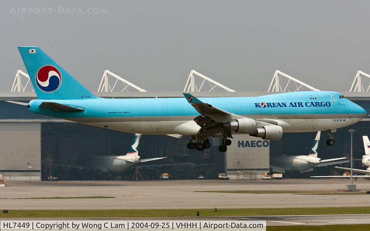 HL7449, 2000 Boeing 747-4B5F/SCD C/N 26411, Korean Air Cargo