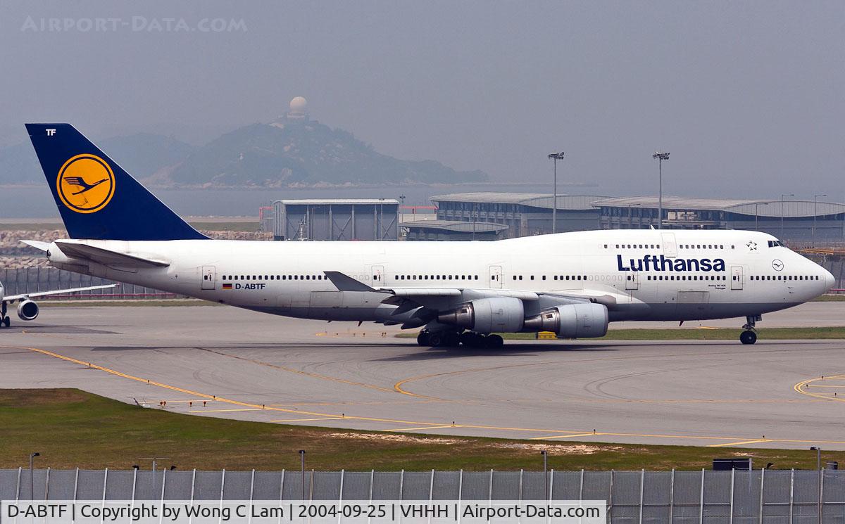 D-ABTF, 1991 Boeing 747-430M C/N 24967, Lufthansa