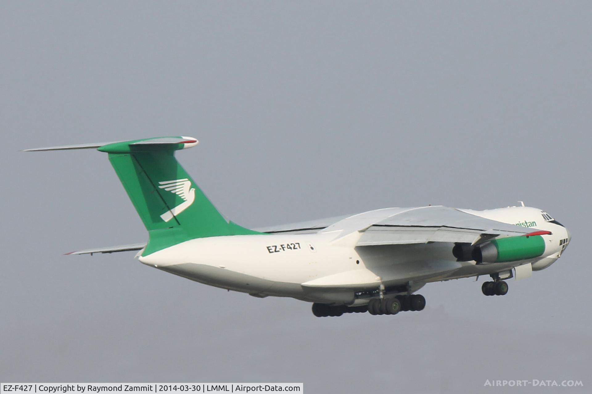 EZ-F427, Ilyushin IL-76TD C/N 1033418620, IL-76 EZ-F427 Turkmenistan Airlines