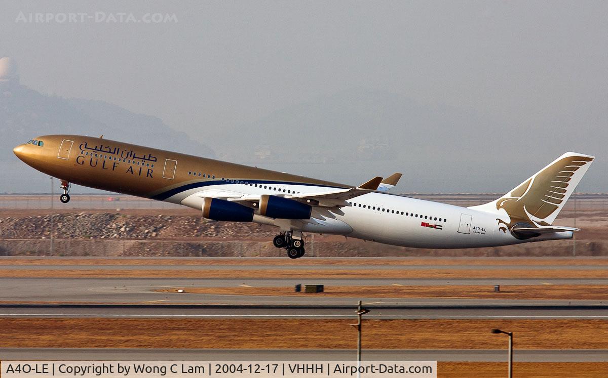 A4O-LE, 1995 Airbus A340-312 C/N 103, Gulf Air