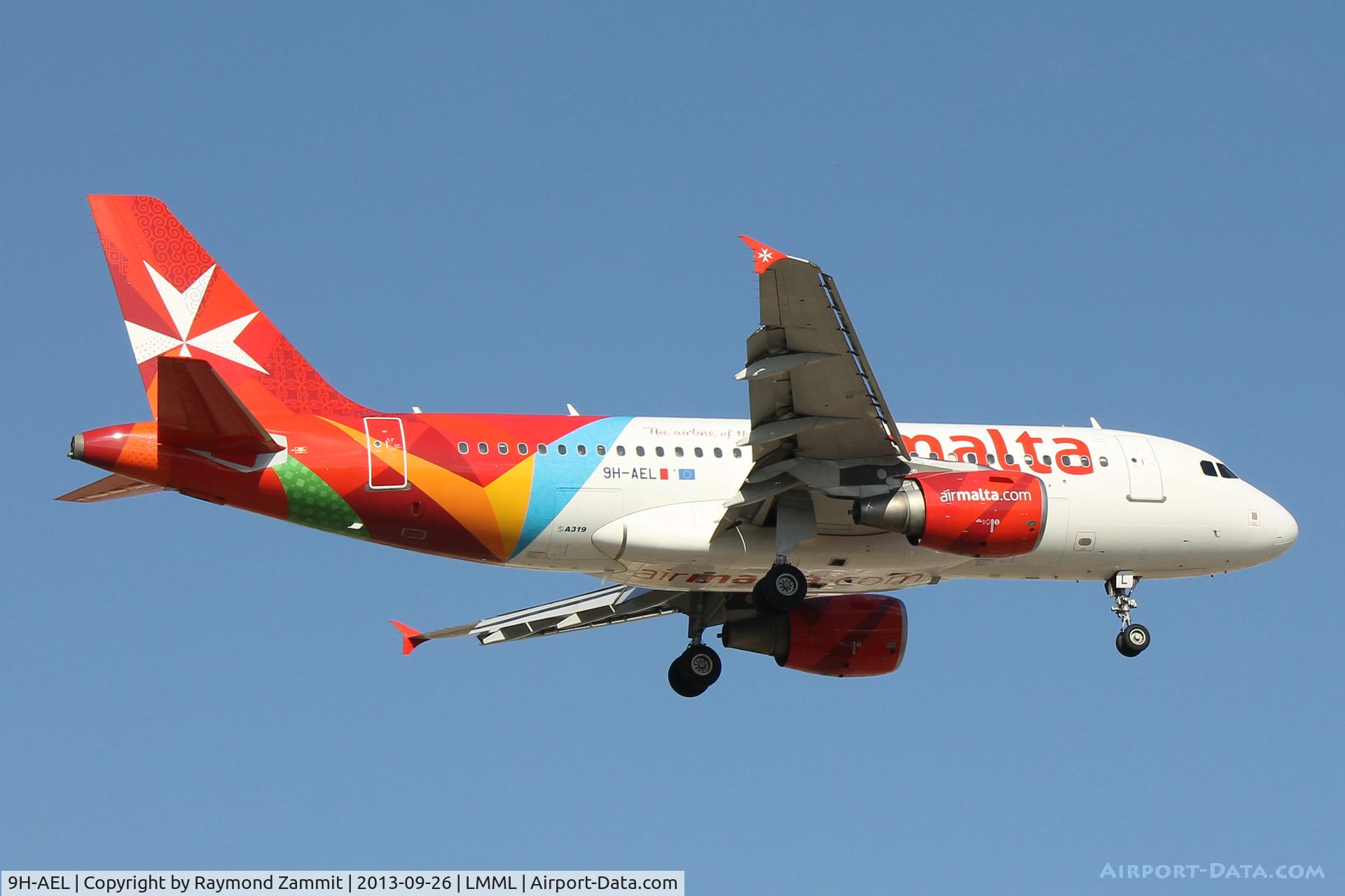 9H-AEL, 2004 Airbus A319-111 C/N 2332, A319 9H-AEL Air Malta.