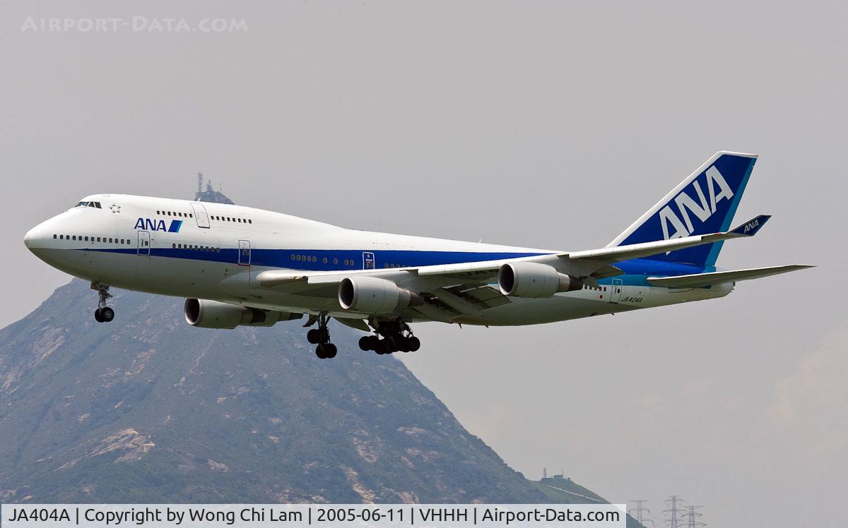 JA404A, 1999 Boeing 747-481 C/N 29263, All Nippon Airways