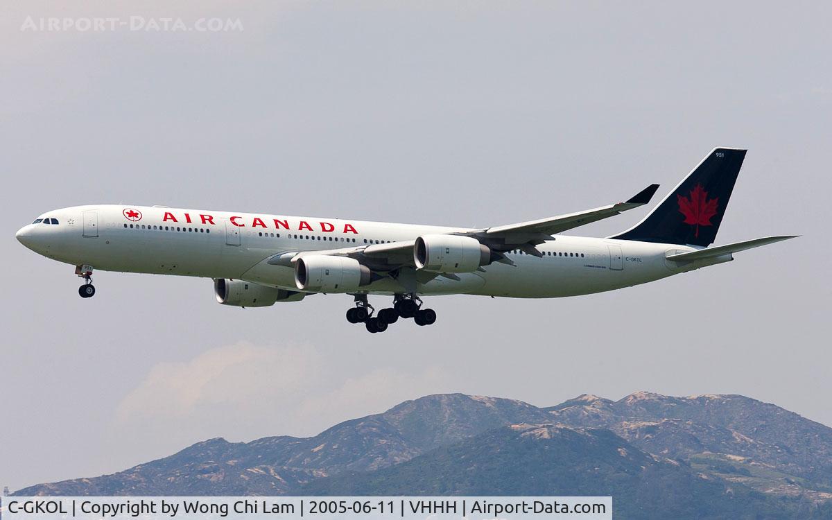 C-GKOL, 2003 Airbus A340-541 C/N 445, Air Canada