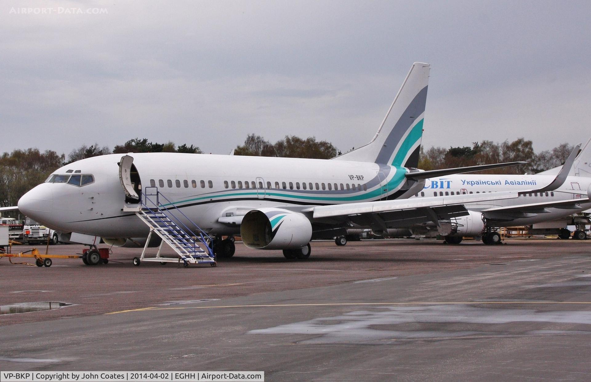 VP-BKP, 1991 Boeing 737-59D C/N 25065, Now VIP config with winglets and new stripes