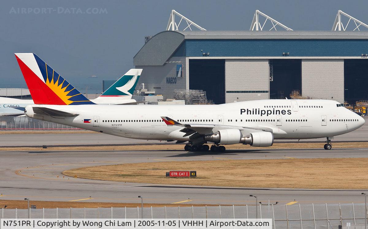 N751PR, 1993 Boeing 747-4F6 C/N 27261, Philippine Airlines