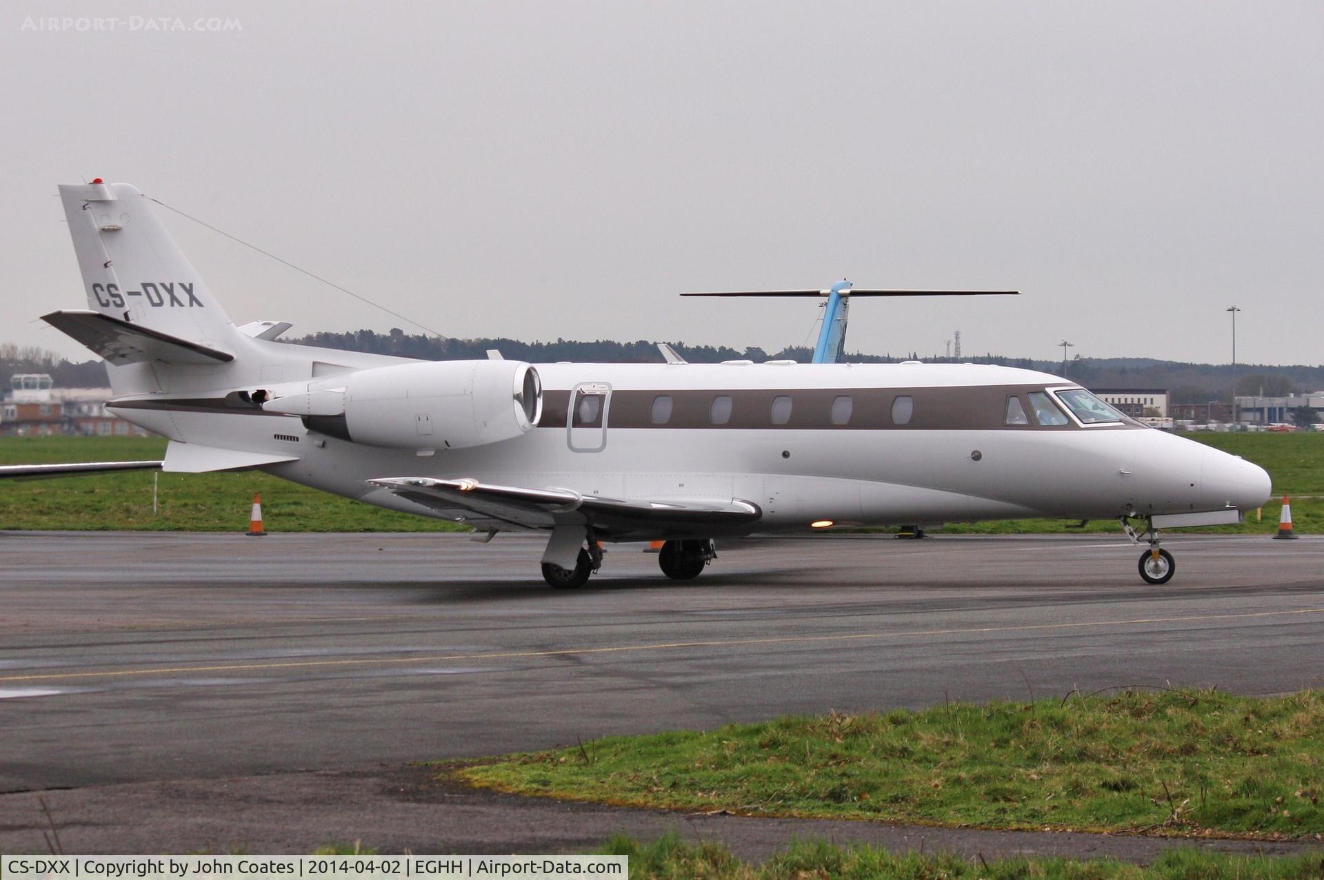 CS-DXX, 2008 Cessna 560XL Citation XLS C/N 560-5789, Leaving CSE