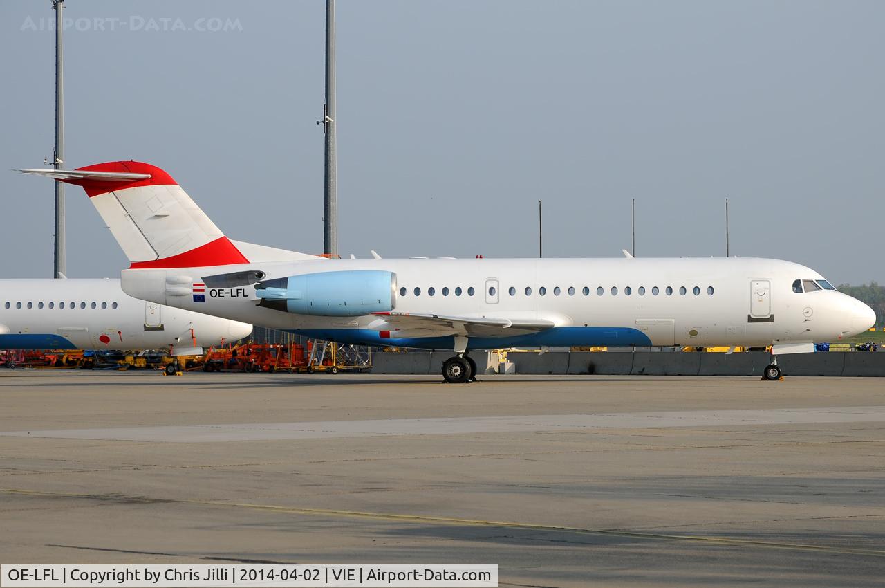 OE-LFL, 1995 Fokker 70 (F-28-0070) C/N 11573, ex Austrian Airlines