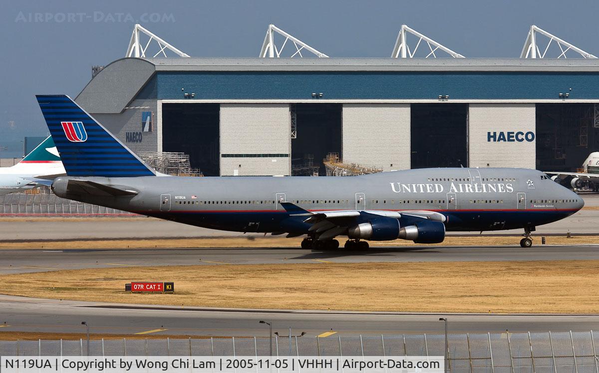 N119UA, 1999 Boeing 747-422 C/N 28812, United Airlines