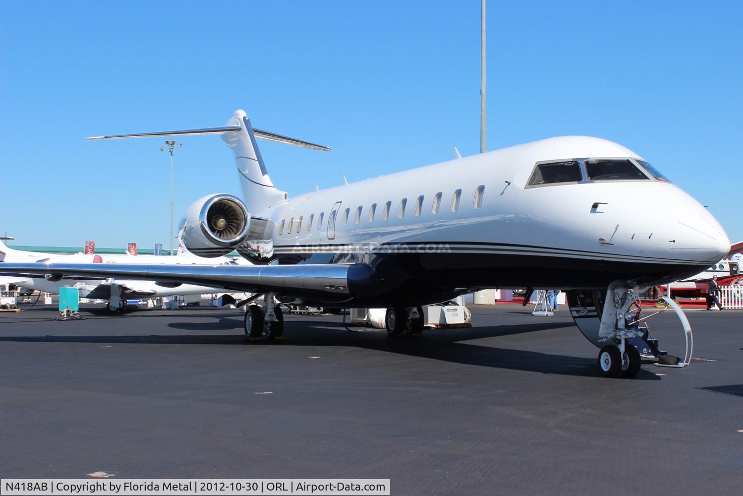 N418AB, 1999 Bombardier BD-700-1A10 Global Express C/N 9029, Global Express
