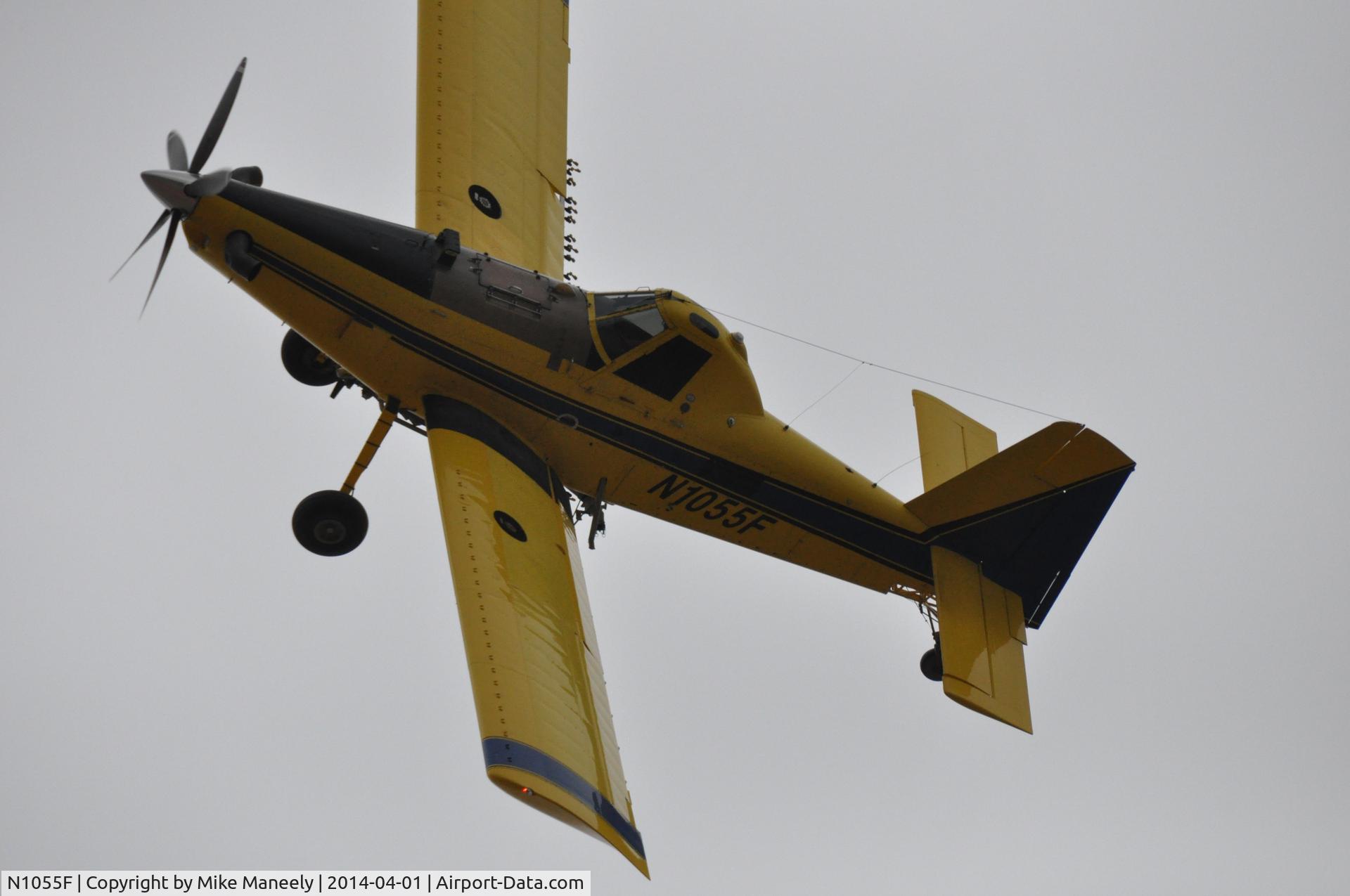 N1055F, Air Tractor Inc AT-502A C/N 502A-2751, Taken near Artonish, La. By Capt. M.E. Maneely aboard m/v Baffin Bay