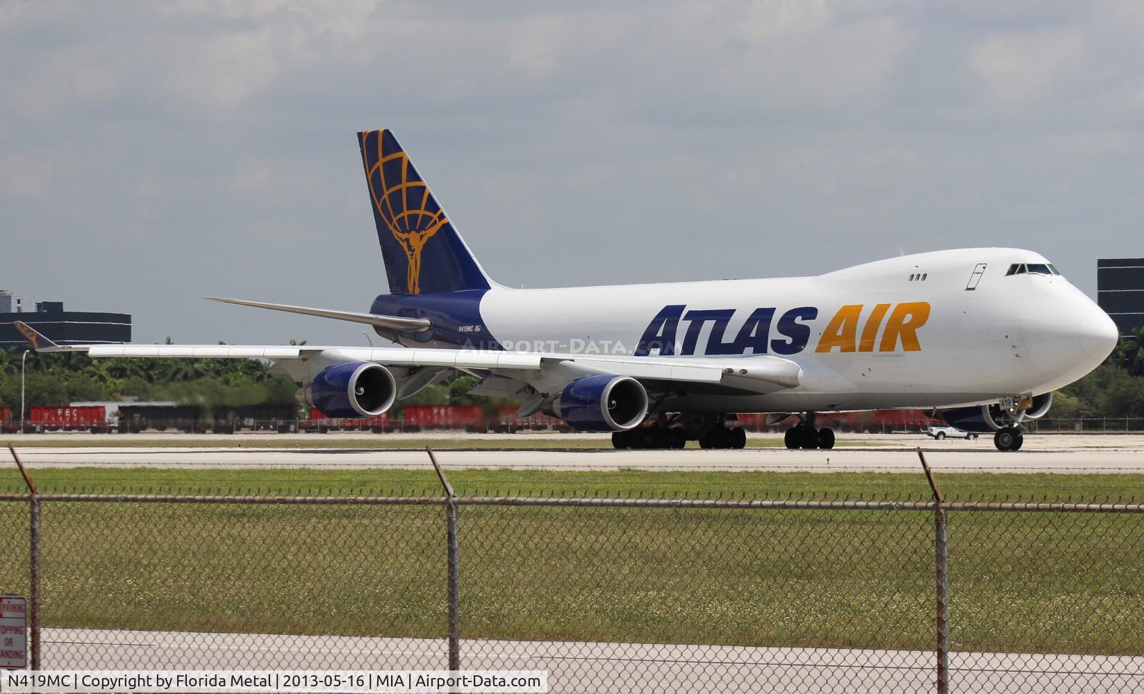 N419MC, 1996 Boeing 747-48EF C/N 28367, Atlas 747-400