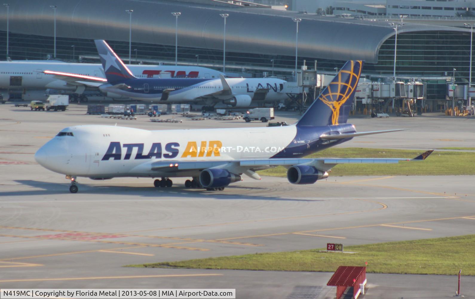 N419MC, 1996 Boeing 747-48EF C/N 28367, Atlas 747-400