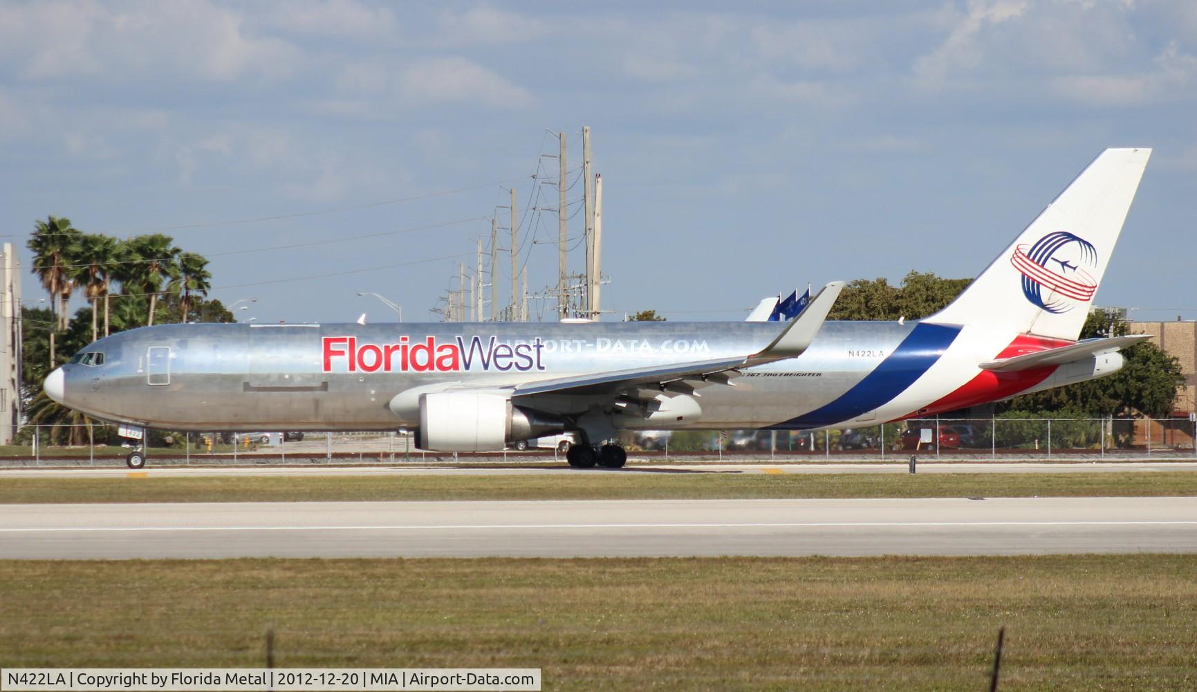 N422LA, 2007 Boeing 767-346F C/N 35818, Florida West 767-300F
