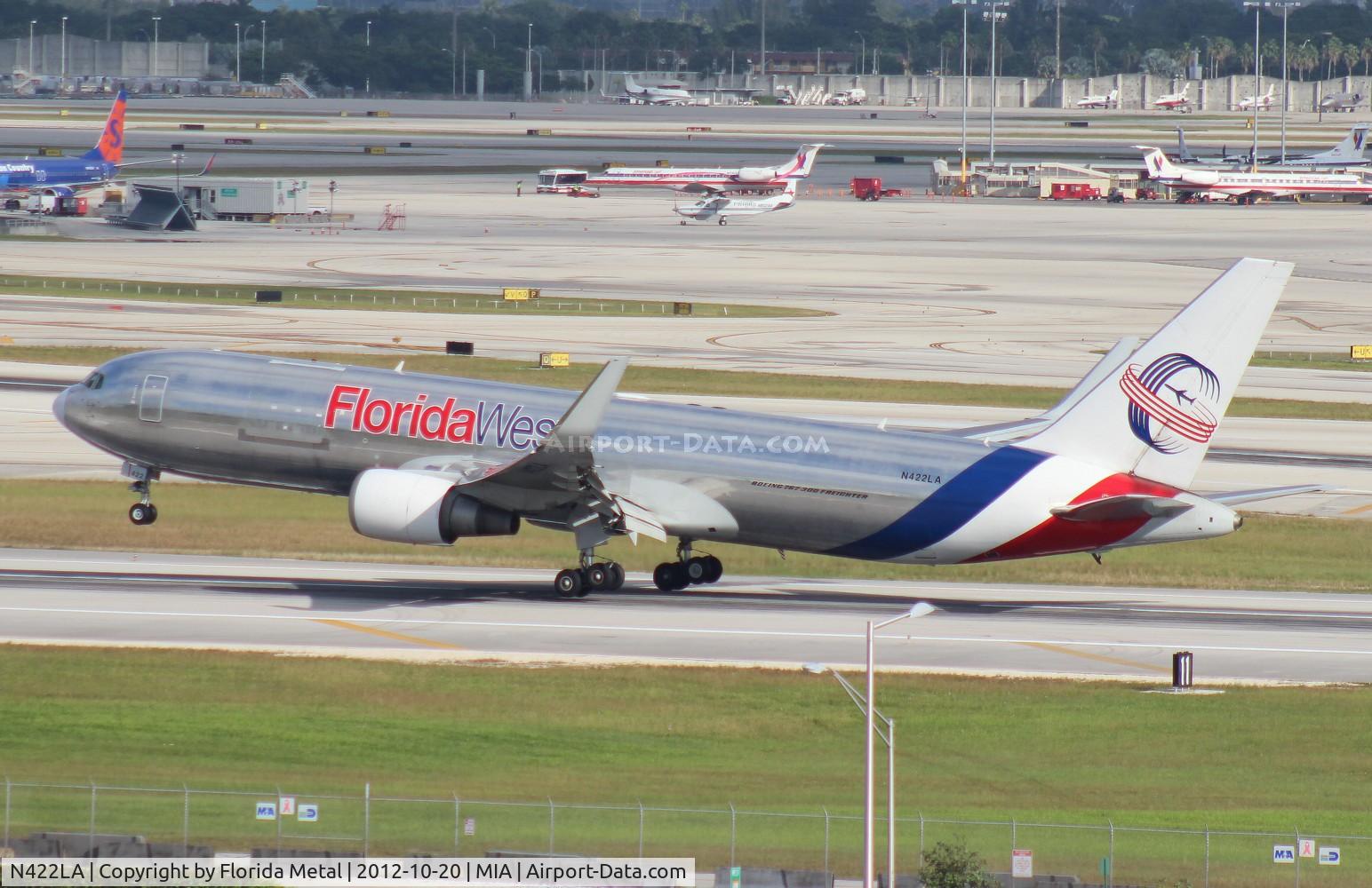 N422LA, 2007 Boeing 767-346F C/N 35818, Florida West 767-300