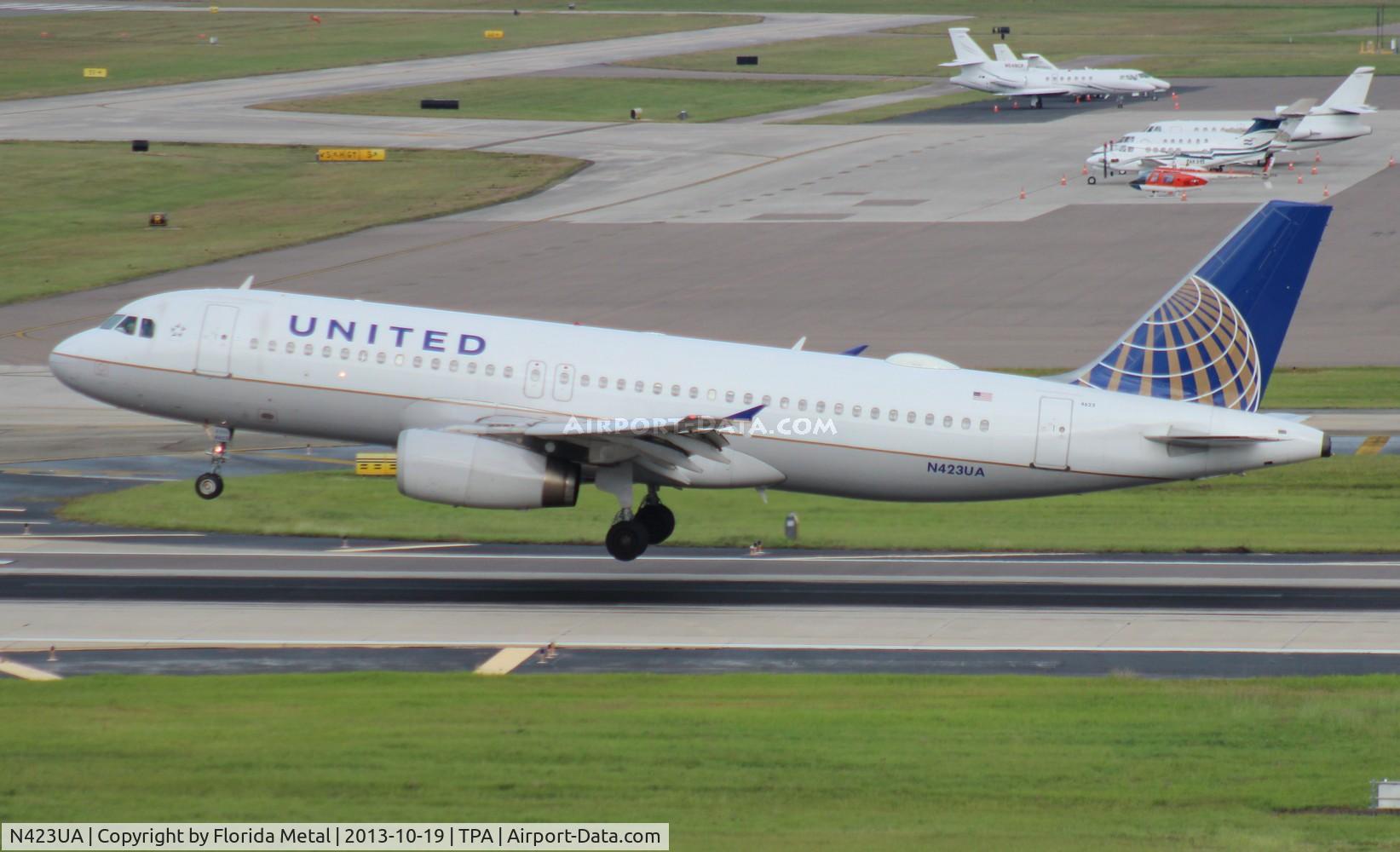 N423UA, 1995 Airbus A320-232 C/N 504, United A320