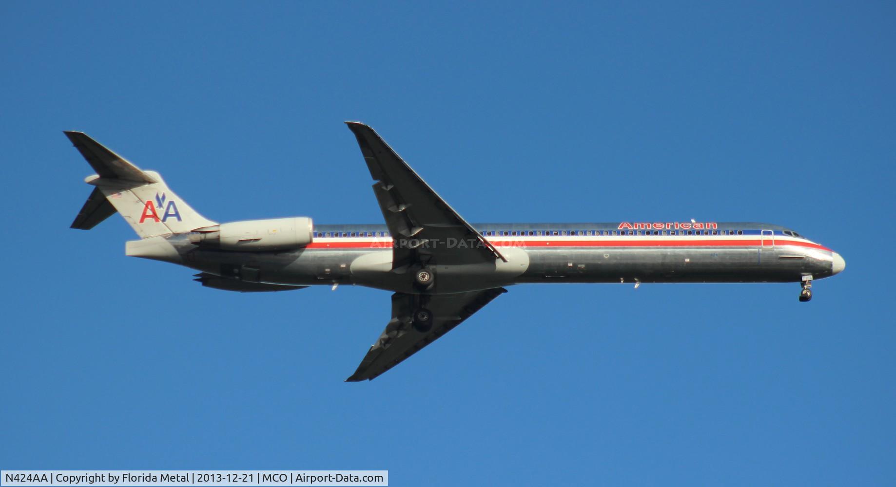 N424AA, 1986 McDonnell Douglas MD-82 (DC-9-82) C/N 49336, American MD-82