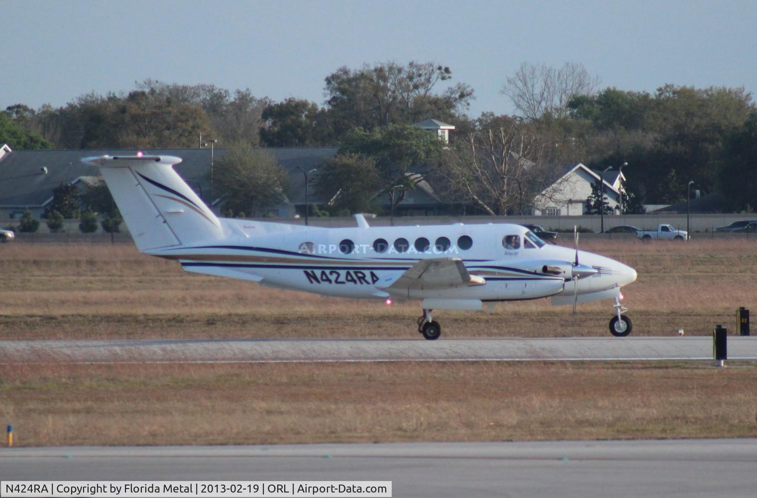 N424RA, 2002 Raytheon Aircraft Company B200 C/N BB-1797, Super King Air 200