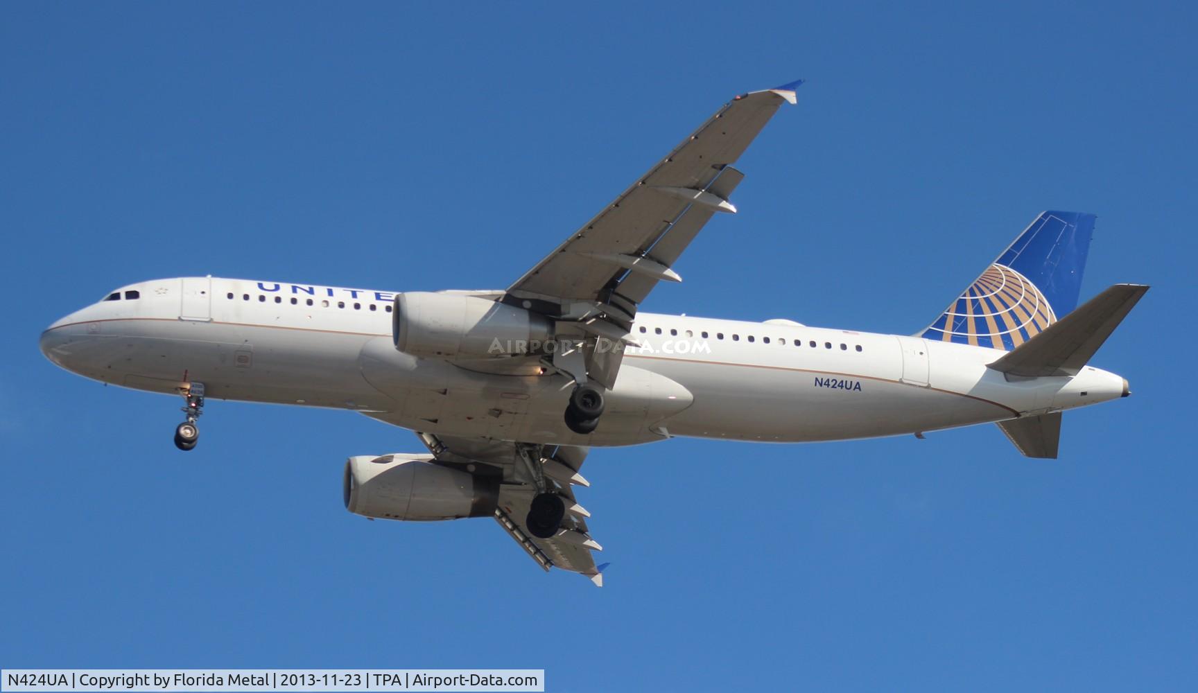 N424UA, 1995 Airbus A320-232 C/N 506, United A320