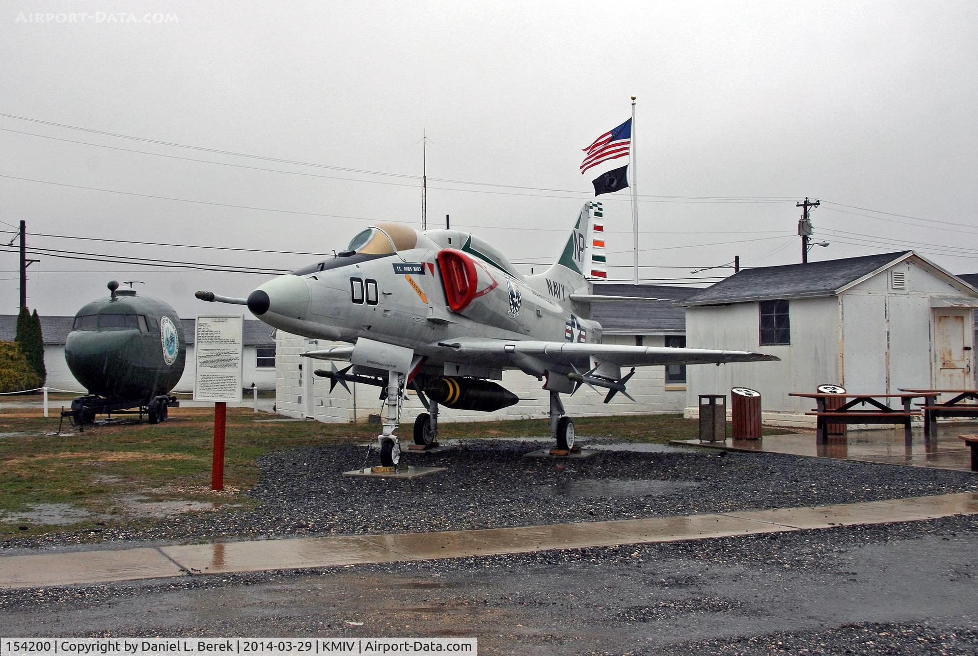 154200, Douglas A-4F Skyhawk C/N 13657, Nice Skyhawk on display at the Millville Army Airfield Museum.