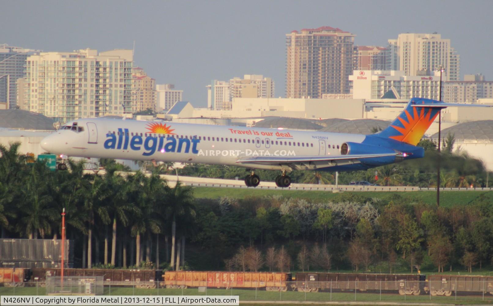 N426NV, 1986 McDonnell Douglas MD-82 (DC-9-82) C/N 49437, Allegiant MD-82
