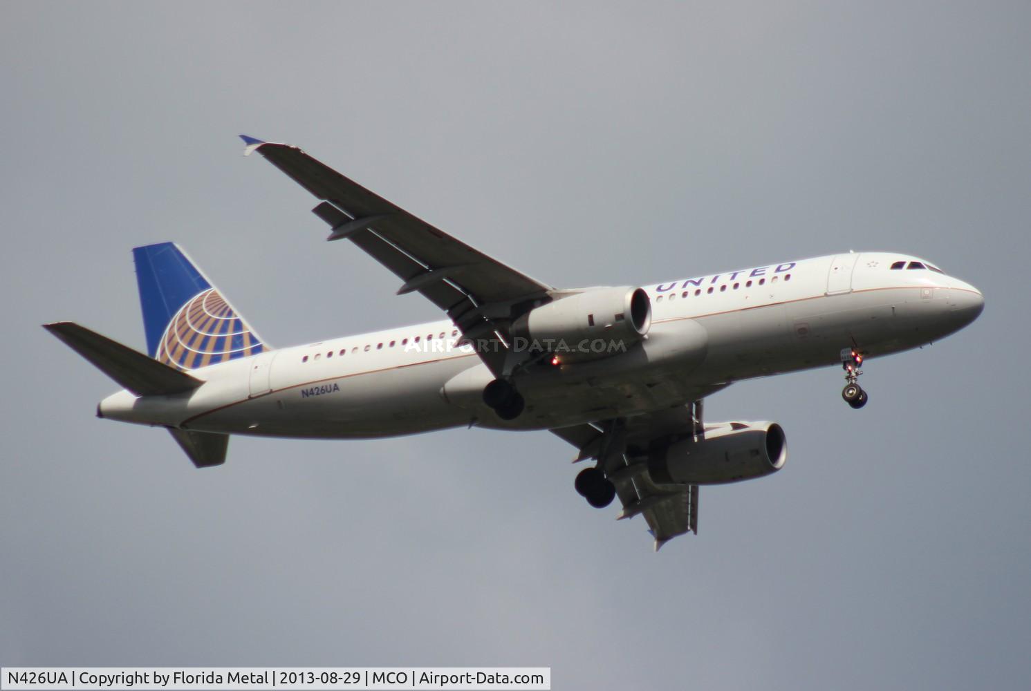 N426UA, 1995 Airbus A320-232 C/N 510, United A320