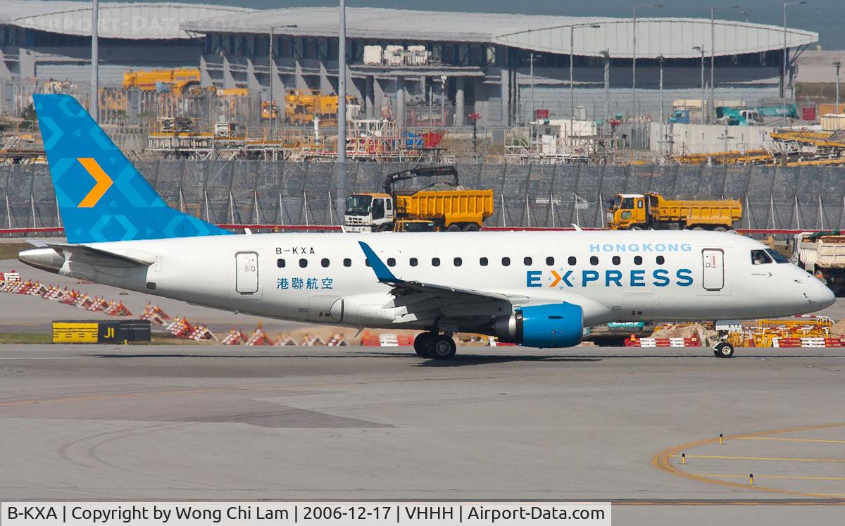 B-KXA, 2005 Embraer 170LR (ERJ-170-100LR) C/N 17000081, Hong Kong Express