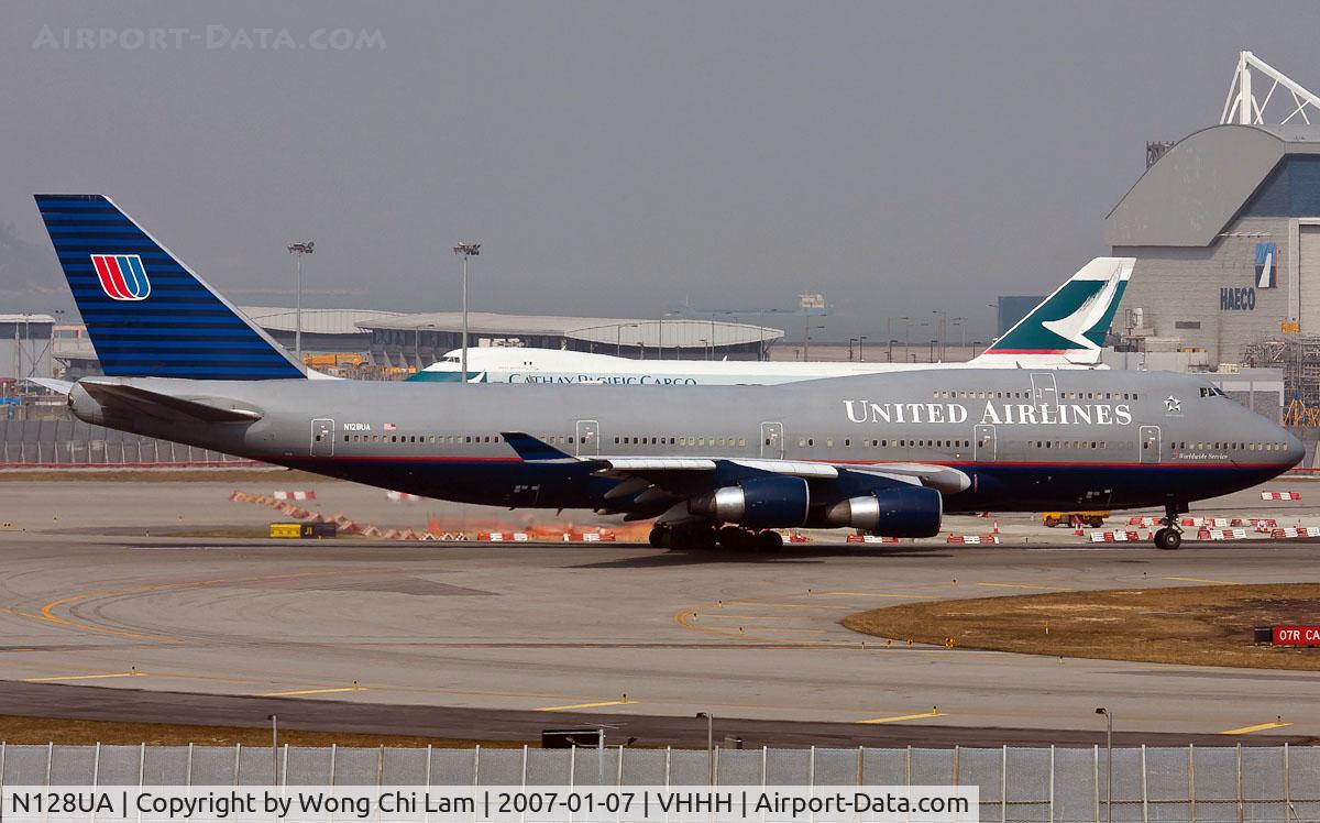 N128UA, 2000 Boeing 747-422 C/N 30023, United Airlines
