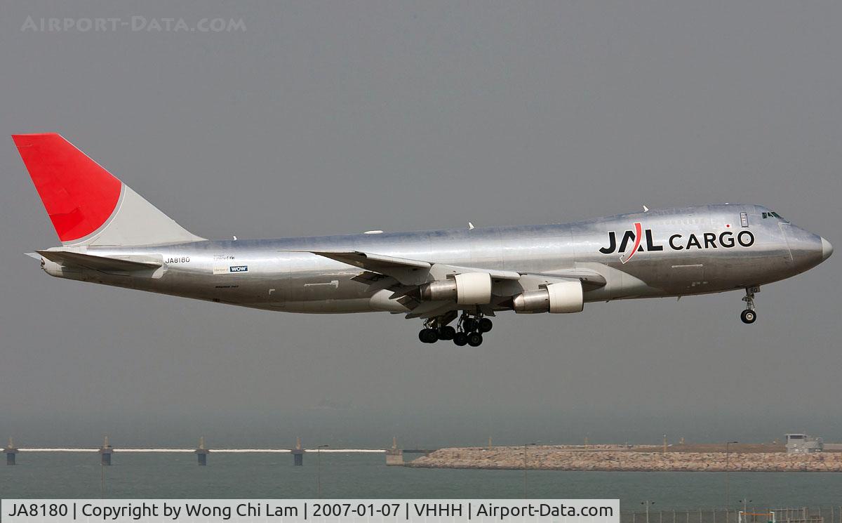 JA8180, 1987 Boeing 747-246F C/N 23641, Japan Airlines Cargo
