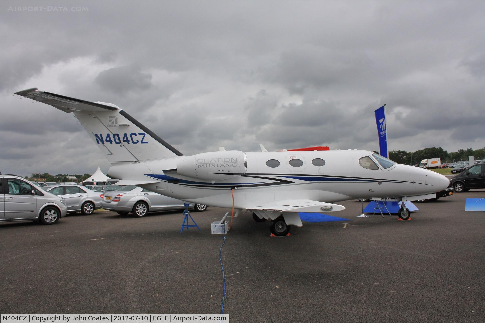 N404CZ, 2012 Cessna 510 Citation Mustang Citation Mustang C/N 510-0404, At FIA 2012