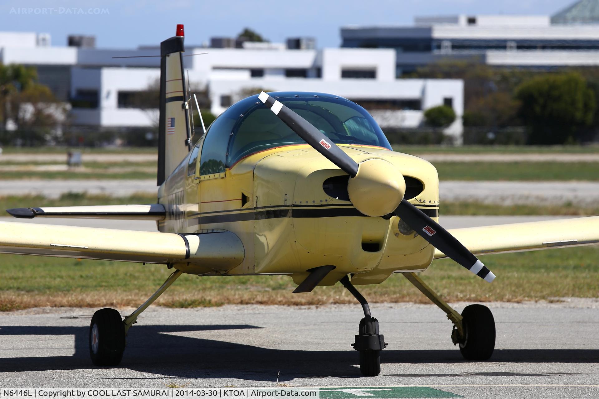 N6446L, 1972 American Aviation AA-1A Trainer C/N AA1A-0446, 46L at TOA transient parking