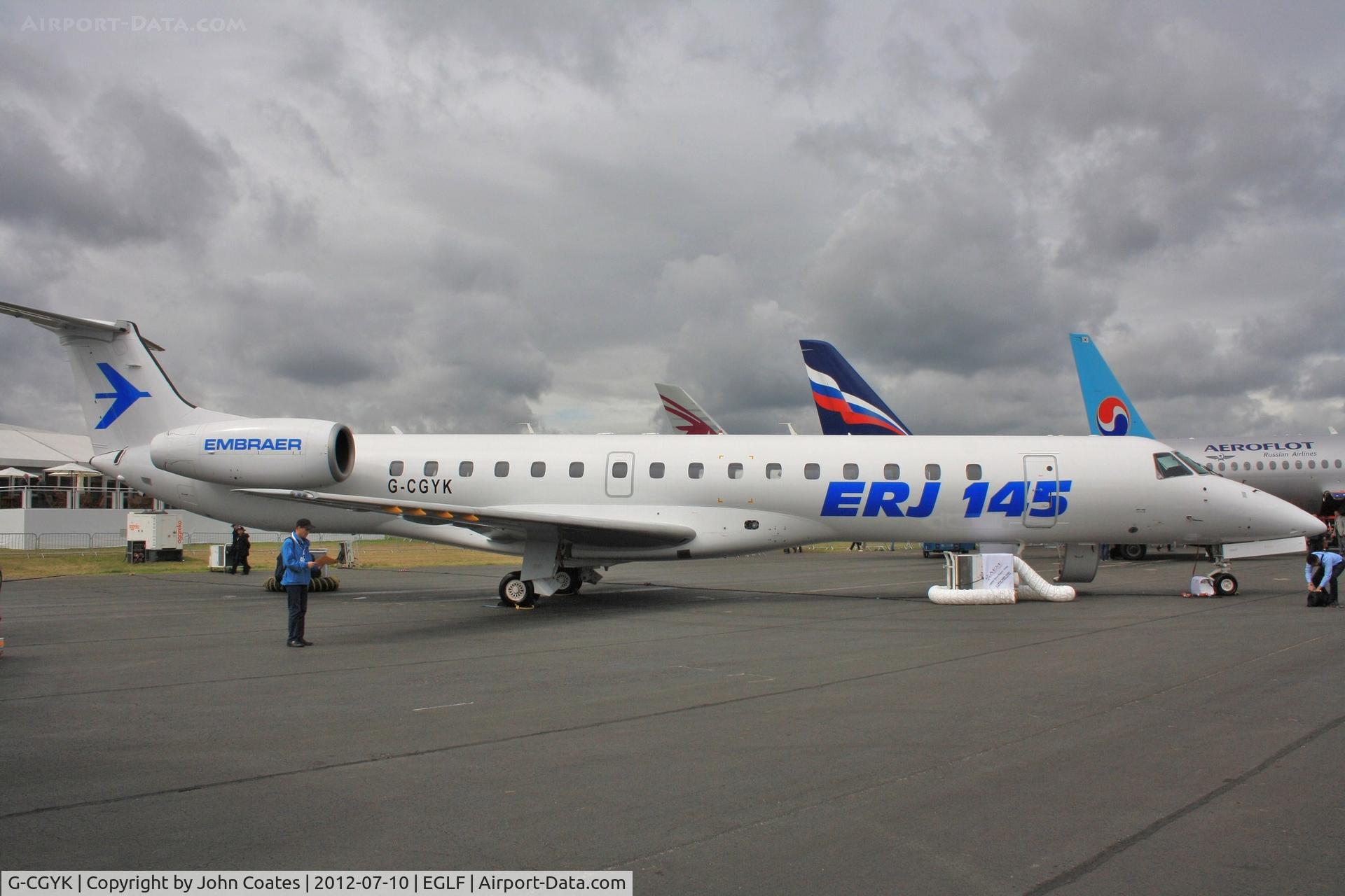 G-CGYK, 2000 Embraer ERJ-145MP (EMB-145MP) C/N 145308, At FIA 2012