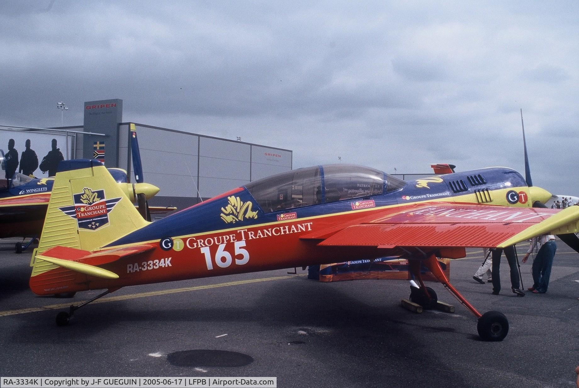 RA-3334K, 2005 Yakovlev Yak-54 C/N 165, On display at Paris-Le Bourget 2005 airshow.