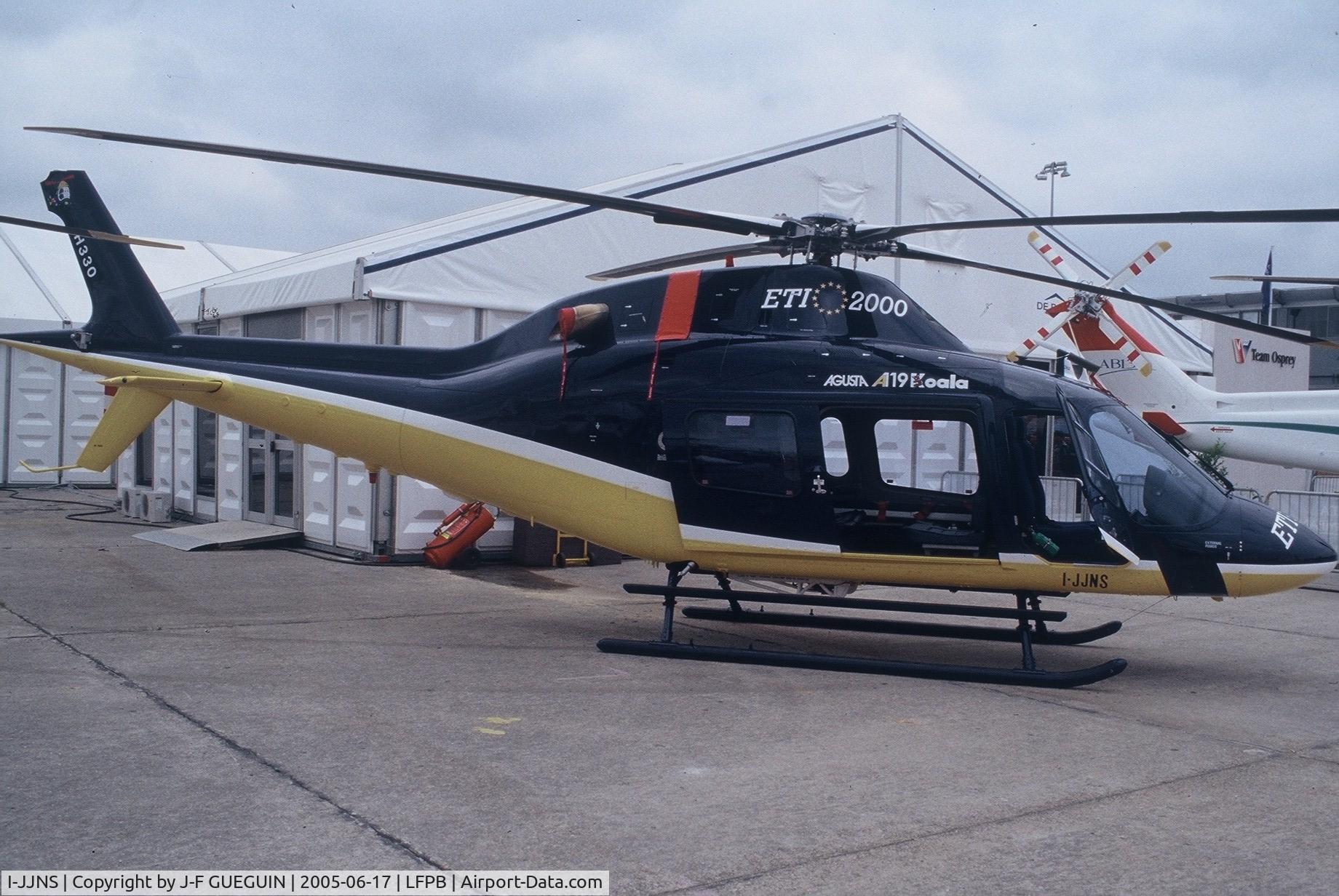 I-JJNS, 2005 Agusta A-119 Koala C/N 14049, On display at Paris-Le Bourget 2005 airshow.