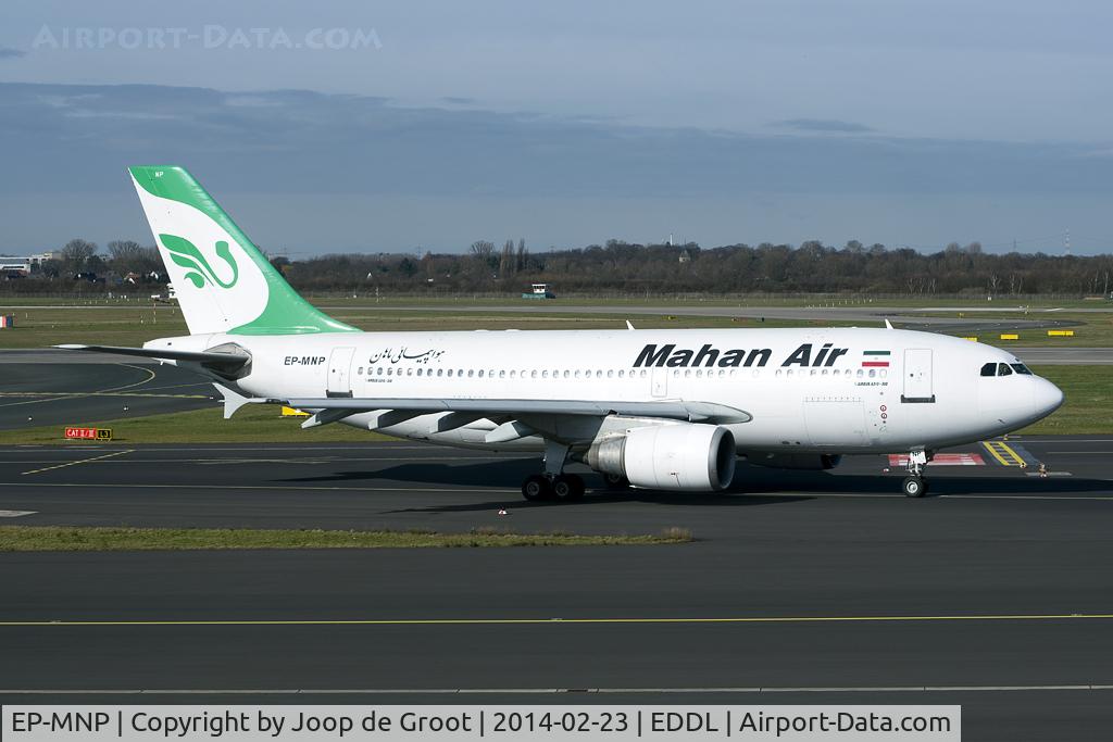 EP-MNP, 1991 Airbus A310-308 C/N 620, regular visitor to Dusseldorf
