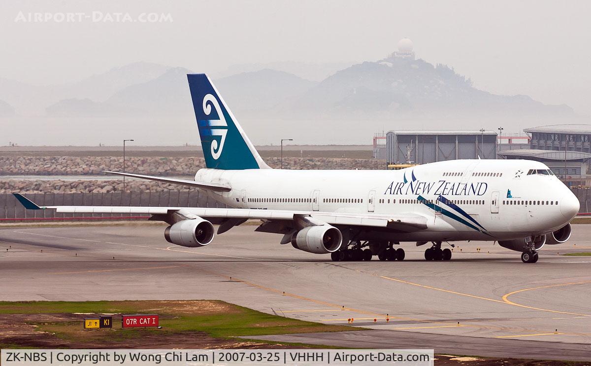 ZK-NBS, 1989 Boeing 747-419 C/N 24386, Air New Zealand