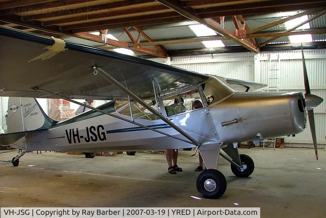 VH-JSG, 1955 Auster J-5G Autocar C/N 3173, Auster J/5G Autocar [3173] Redcliffe~VH 19/03/2007