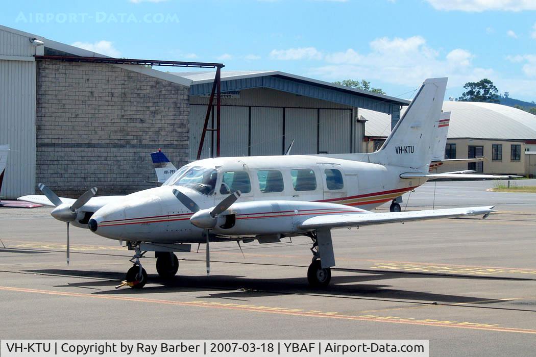 VH-KTU, 1979 Piper PA-31T Cheyenne C/N 31T-7912079, Piper PA-31-325 Navajo C/R [31-7912079] (Great Western Aviation)  Brisbane-Archerfield~VH 18/03/2007